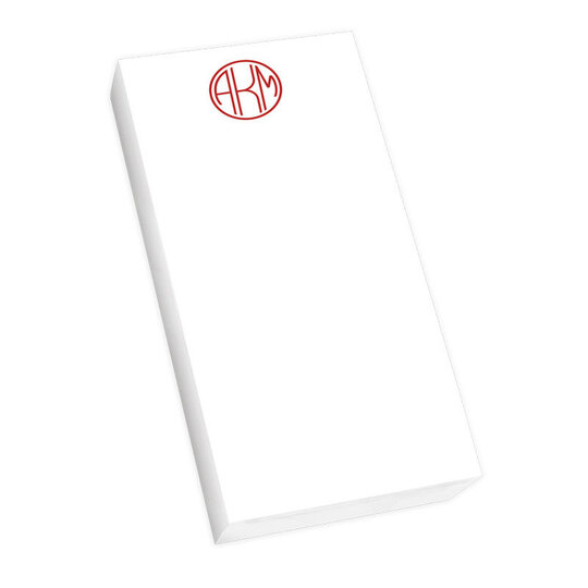 Round Monogram Mini List - REFILL ONLY